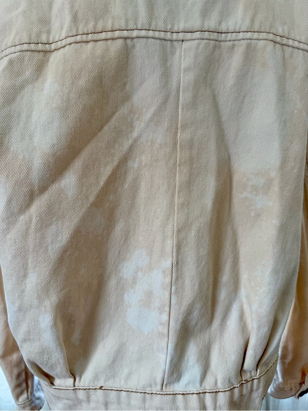 Free People Cream Button-Front Jean Jacket - Picture 10 of 15